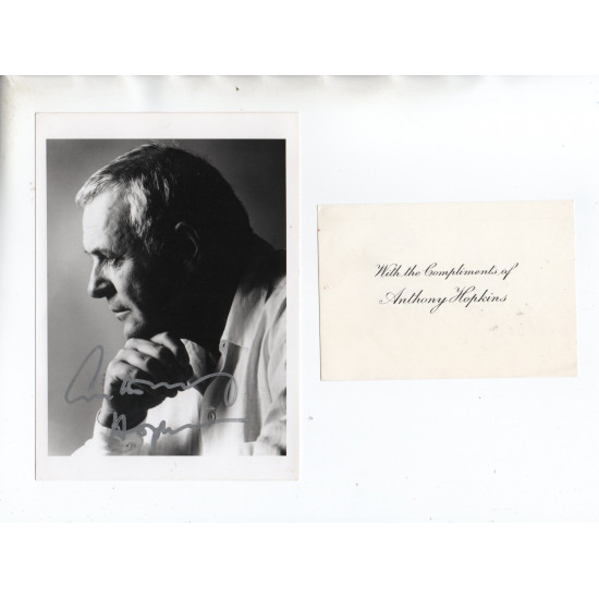 Anthony Hopkins "Silence of The Lambs" Hand Signed 8x6 B/W Photo Autographed