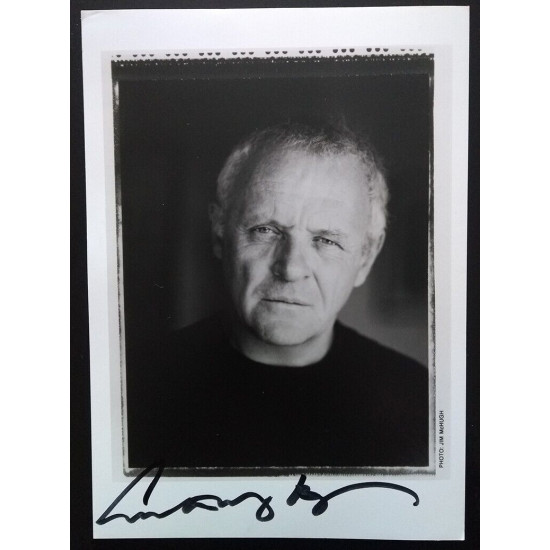 Anthony Hopkins "Silence of The Lambs" Hand Signed 7x5 B/W Photo Autographed