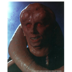 Michael Carter as Bib Fortuna in STAR WARS Genuine Signed In Person Autograph 10x8 Col Photo.