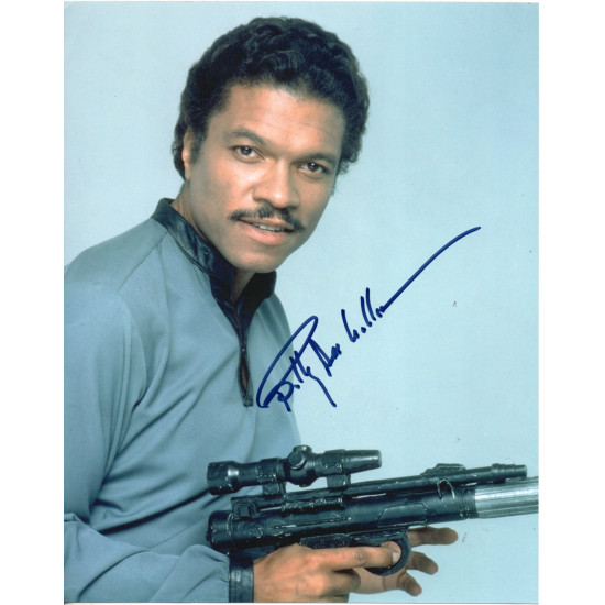 Billy Dee Williams as Lando Calrissian in STAR WARS Genuine Signed In Person Autograph 10x8 Col Photo