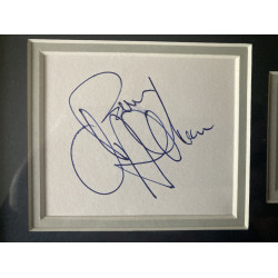 Blackadder Goes Forth Autographed Signed & Mounted Display Rowan Atkinson 