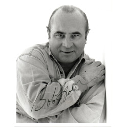 Bob Hoskins Hook, Who Framed Roger Rabbit Signed 8x6 B/W Photo Autographed