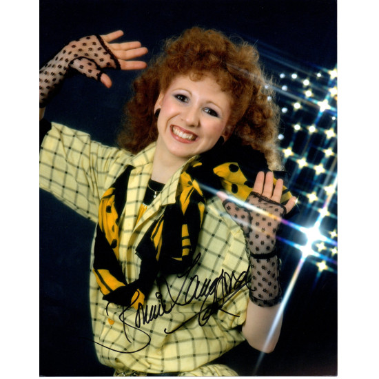 Bonnie Langford as Mel in Dr Who Signed 10x8 Col Photo Autographed