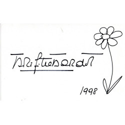 Brigitte Bardot French actress & Model Signed 8x5 Album Page with Doodle Autographed