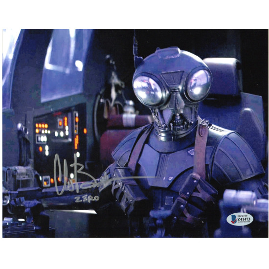 Chris Bartlett as Zero in Star Wars The Mandalorian Signed 10x8 Col Photo Autographed