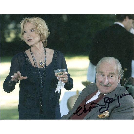Christopher Benjamin as Colonel Hugh Curbishley in Dr Who Signed 10x8 Col Photo Autographed