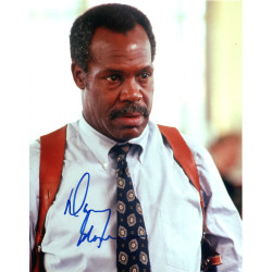 Danny Glover as Sgt Roger Murtaugh in Lethal Weapon Signed 10x8 Col Photo Autographed