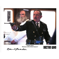 David Bamber as Captain Quell in Dr Who Signed 10x8 Col Photo Autographed