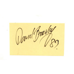 David Brierley K9 in Doctor Who Signed Album Page Autographed