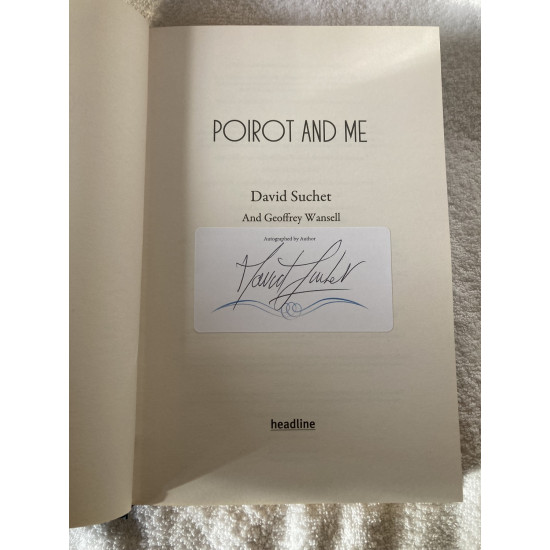 Poirot and Me by David Suchet Signed HB 1st Edition Autographed Bookplate