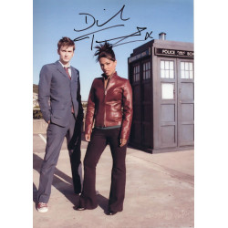 Dr Who Hand Signed 12x8 Col Photo Autographed By David Tennant