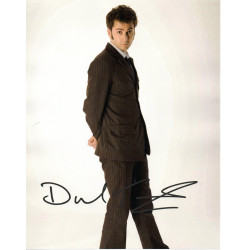 David Tennant as The 10th Doctor in Doctor Who Signed 10x8 Col Photo Autographed B