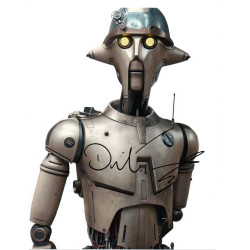 David Tennant as Professor Huyang in Star Wars Asoka Signed 10x8 Col Photo Autographed