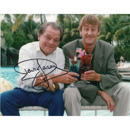 David Jason as Derek "Del Boy" Trotter in Only Fools & Horses Miami Twice Hand Signed 10x8 Col Photo Autographed