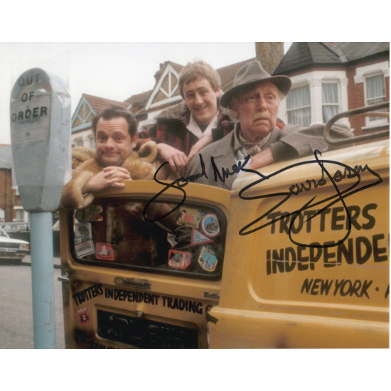 David Jason as Derek "Del Boy" Trotter in Only Fools & Horses Hand Signed 10x8 Col Photo Autographed. 