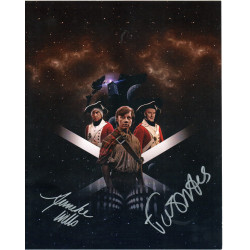 Doctor Who The Highlanders Double Signed 10x8 Col Photo Autographed