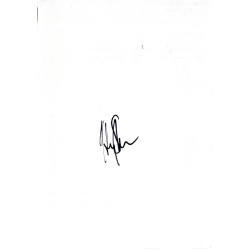 Harry Shearer The Simpsons Signed 8x6 Album Page Autographed