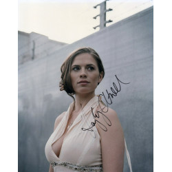 Hayley Atwell Captain America, Mission Impossible Signed 10x8 Col Photo Autographed