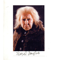 Hazel Douglas as Bathilda Bagshot in Harry Potter Signed 5x3 Col Photo Autographed