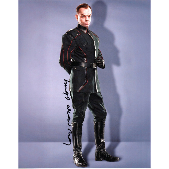Hugo Weaving as Red Skull in Captain America Signed 12x8 Col Photo Autographed