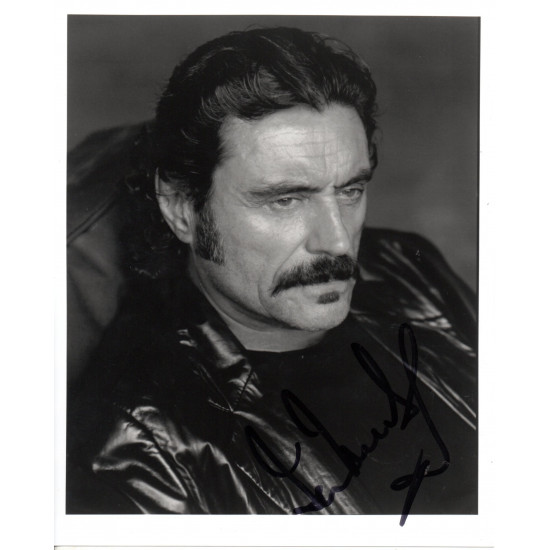 Ian McShane star of Lovejoy, Deadwood Etc Signed 10x8 B/W Photo Autographed