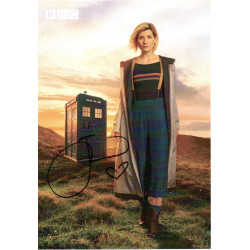 Jodie Whittaker as Dr Who Official Dr Who Hand Signed 8x6 BBC Col Promo Autographed