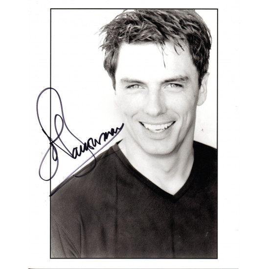 John Barrowman plays  Captain Jack Harkness in Doctor Who & Torchwood Hand Signed 10x8 Col Photo Autographed