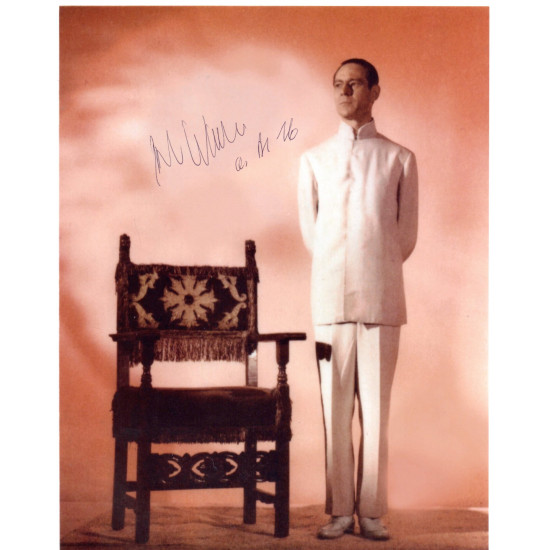 Joseph Wiseman as Dr No in the James Bond film Dr No Signed 10x8 Col Photo Autographed
