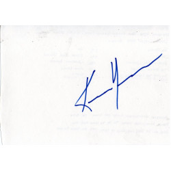Keanu Reeves John Wick Signed White Card Autographed