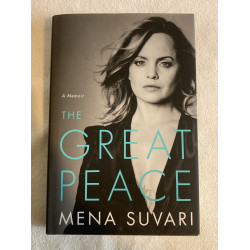 Mena Suvari SIGNED BOOK The Great Peace : A Memoir 1ST Edition Hardcover American Beauty, American Pie