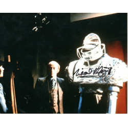 Michael Kilgarriff as Robot in Dr Who Hand Signed 10x8 Col Photo Autographed