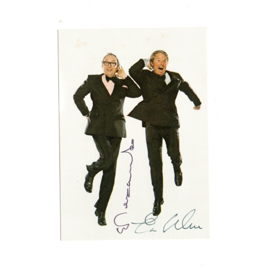 Morecombe and Wise Signed 6x4 Colour Promo Photo Autographed