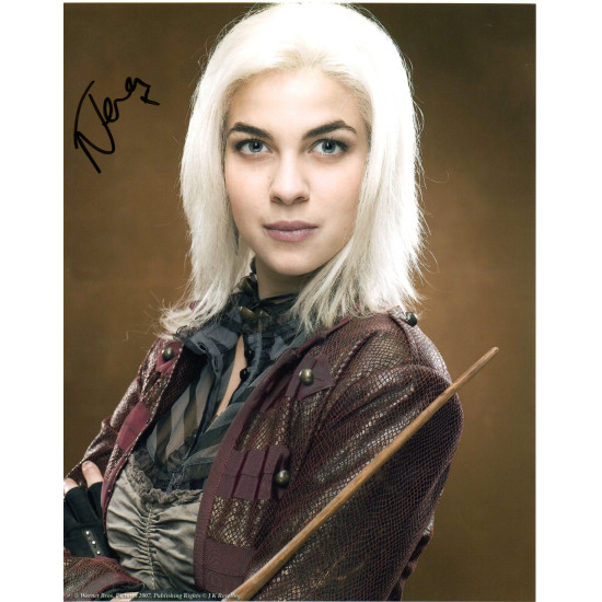 Natalia Tena as Nymphadora Tonks in Harry Potter Signed 10x8 Col Photo Autographed B