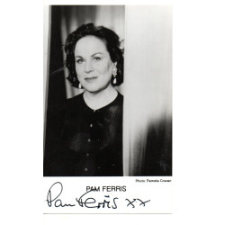 Pam Ferris Played Aunt Marge in Harry Potter Signed 5x3 B/W Photo Autographed