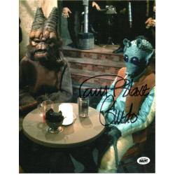 Paul Blake as Greedo in Star Wars Signed 10x8 Col Photo Autographed