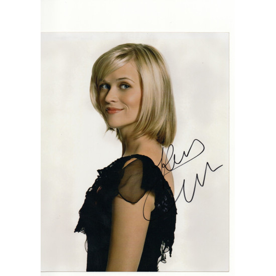 Reese Witherspoon American Actress Signed 10x8 Col Photo Autographed