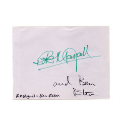 Rik Mayall Bottom, The Young Ones Etc Signed Album Page Autographed