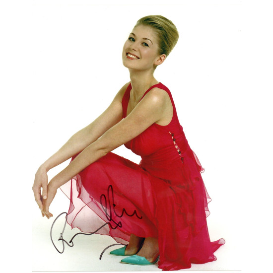 Rosamund Pike British actress James Bond Etc Signed 10x8 Col Photo Autographed