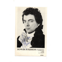 Rowan Atkinson Mr Bean, Blackadder Etc Signed 5x3 B/W Promo Autographed