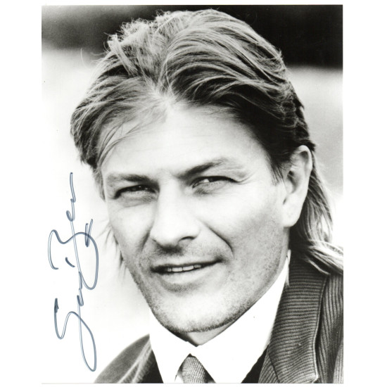 Sean Bean James Bond, Sharpe Etc Actor Signed 10x8 B/W Photo Autographed