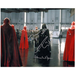 Michael Pennington & James Earl Jones Star Wars Double Signed 10x8 Col Photo Autographed