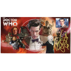 Doctor Who The Eleventh Doctor Stamp Cover Signed by Tamzin Outhwaite 