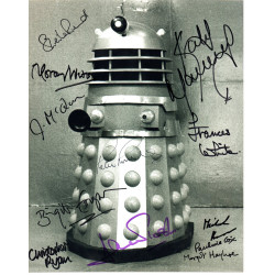Doctor Who The Daleks Multi Signed 10x8 Col Photo Autographed