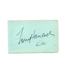Tony Hancock Comedian and Actor Signed Album Page Autographed