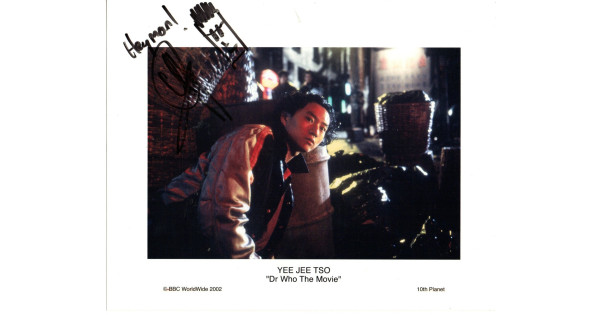 Yee Jee Tso as Chang Lee in Dr Who The Movie Signed 10x8 Col Photo ...
